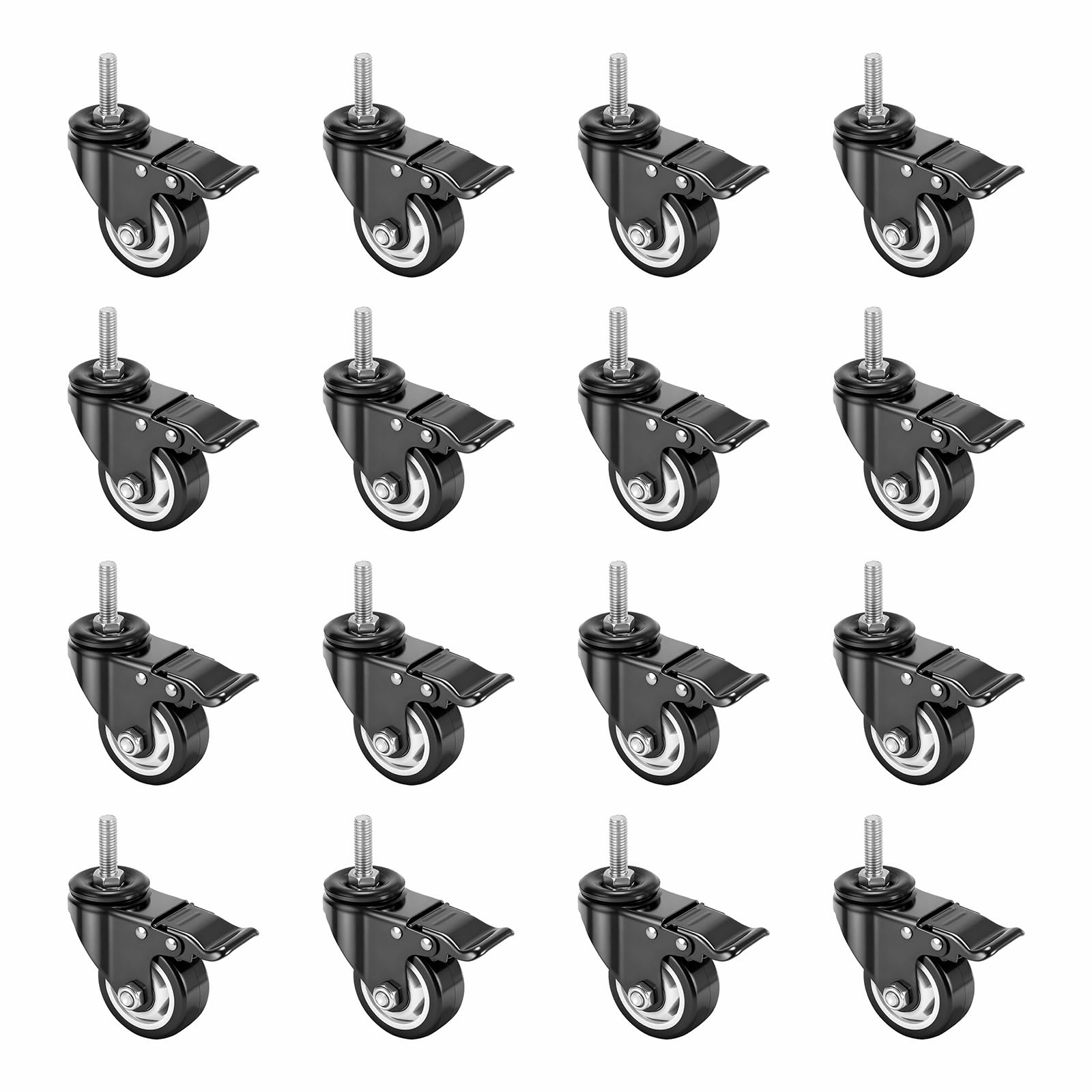 Heavy Duty Caster Wheels - Set of 4 -11