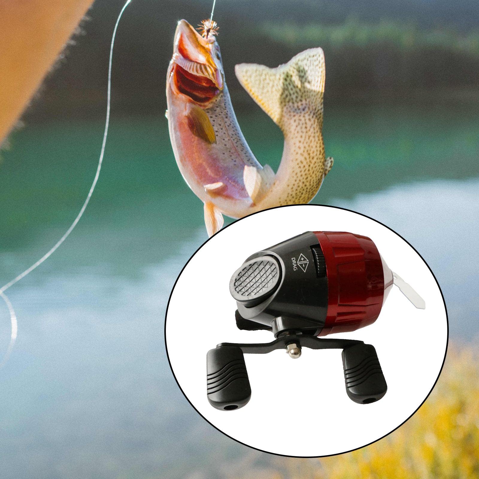りーる Amazon | Generic Rotate Fishing Reel 10lb/85yds リール