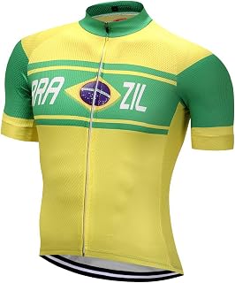 Cycling Jerseys Men Bicycle Short Sleeve Summer Shirt Bike Biking Tops Riding Clothing Flag