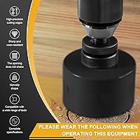 Vista 32 de Sierra perforadora de 4 1/8 pulgadas (4.134 in) para madera y plástico, broca de núcleo de cortador de agujeros bimetálico HSS para paneles de yeso