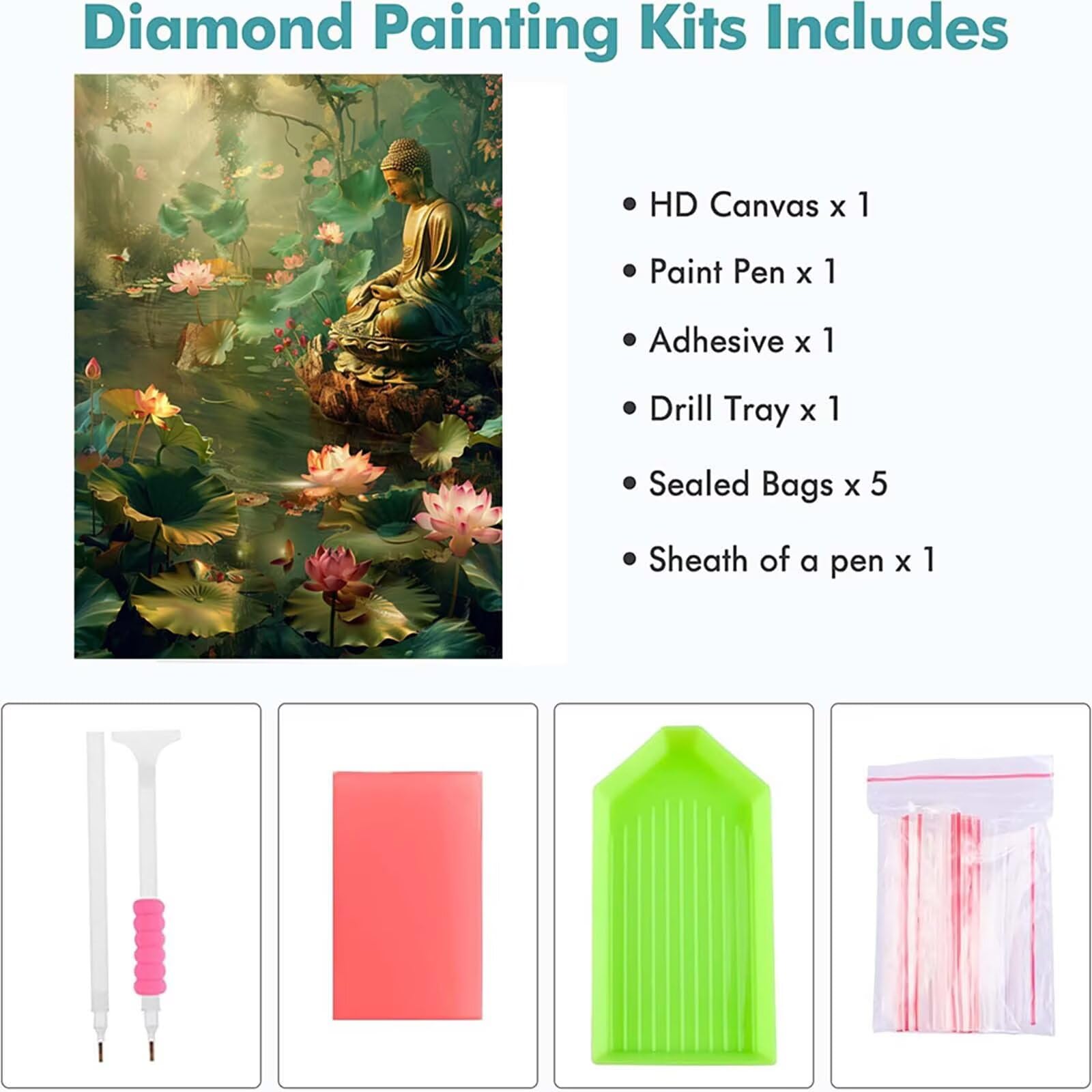 Diamentowy obraz rzeźba, duży obraz diamentowy, zestawy kryształów Zen, dla początkujących, DIY, haft krzyżykowy, rękodzieło, obrazy, haft, rękodzieło, dla dorosłych, dla początkujących, dekoracja