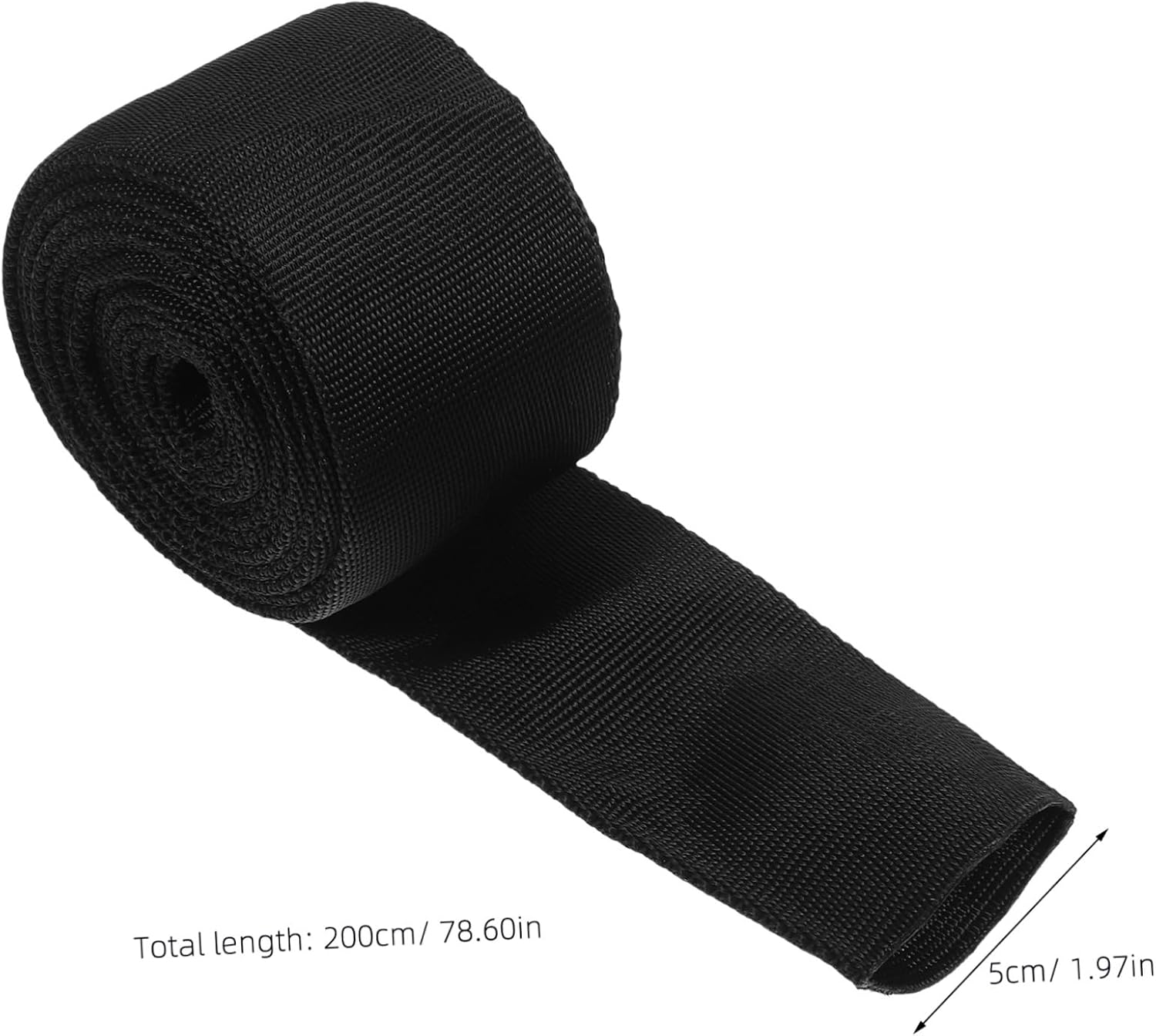 Winch Protection Cover Car Winch Cover Winch Rope Protect Cover 5cm x 2m Sturdy Nylon Cable Sleeve Cover Rope