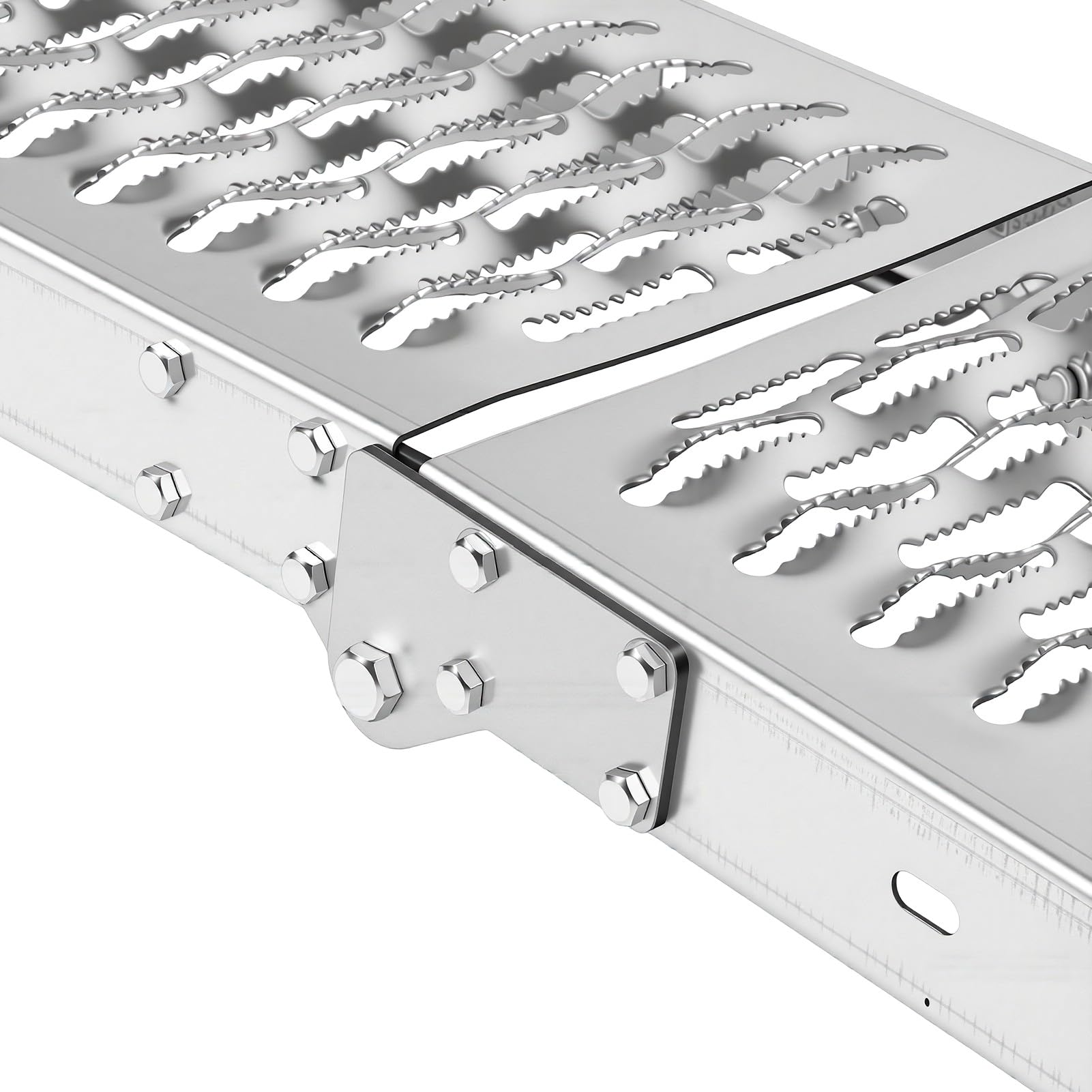 Fydun Motorrad Auffahrrampe Klapprampe Motorbike Rampe 260 Kg Tragfähigkeit rutschfest Klappbar Schwerlast Aluminiumlegierung für Verladung