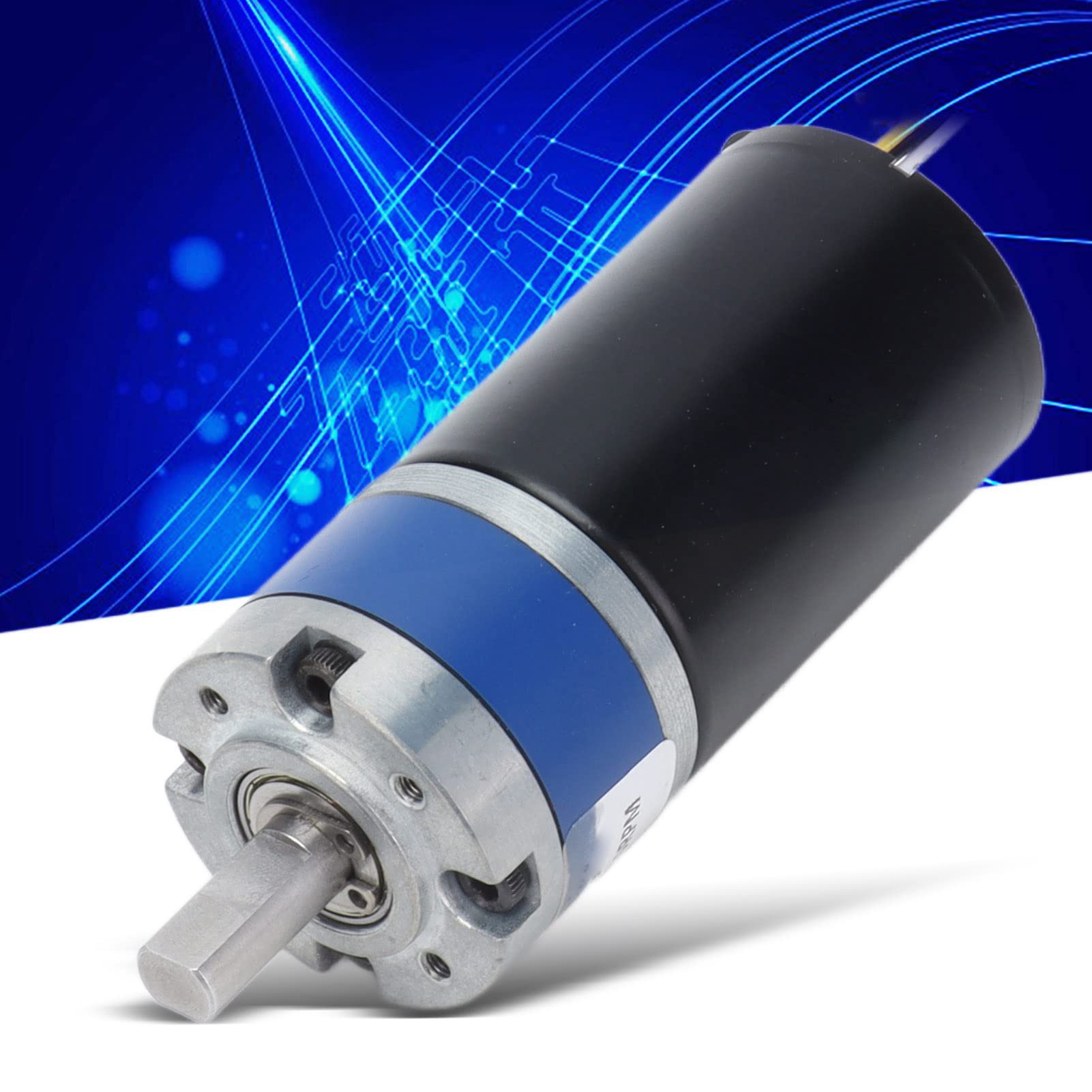 Motor de Engranajes sin Escobillas, Eje D, Reducción de Velocidad de Alto par para Equipos Médicos, Cobre y Acero, 12 V, 1 Juego (32RPM)