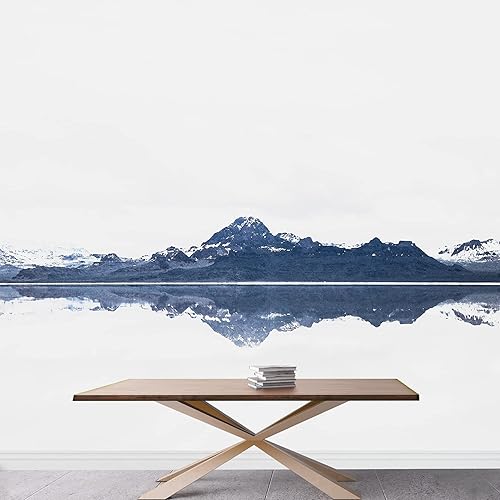 Miniatura 24 de wall26 Adhesivo mural removible para pared, vibrante otoño, bosque, río, puesta de sol, naturaleza, desierto, fotografía, paisaje rústico,