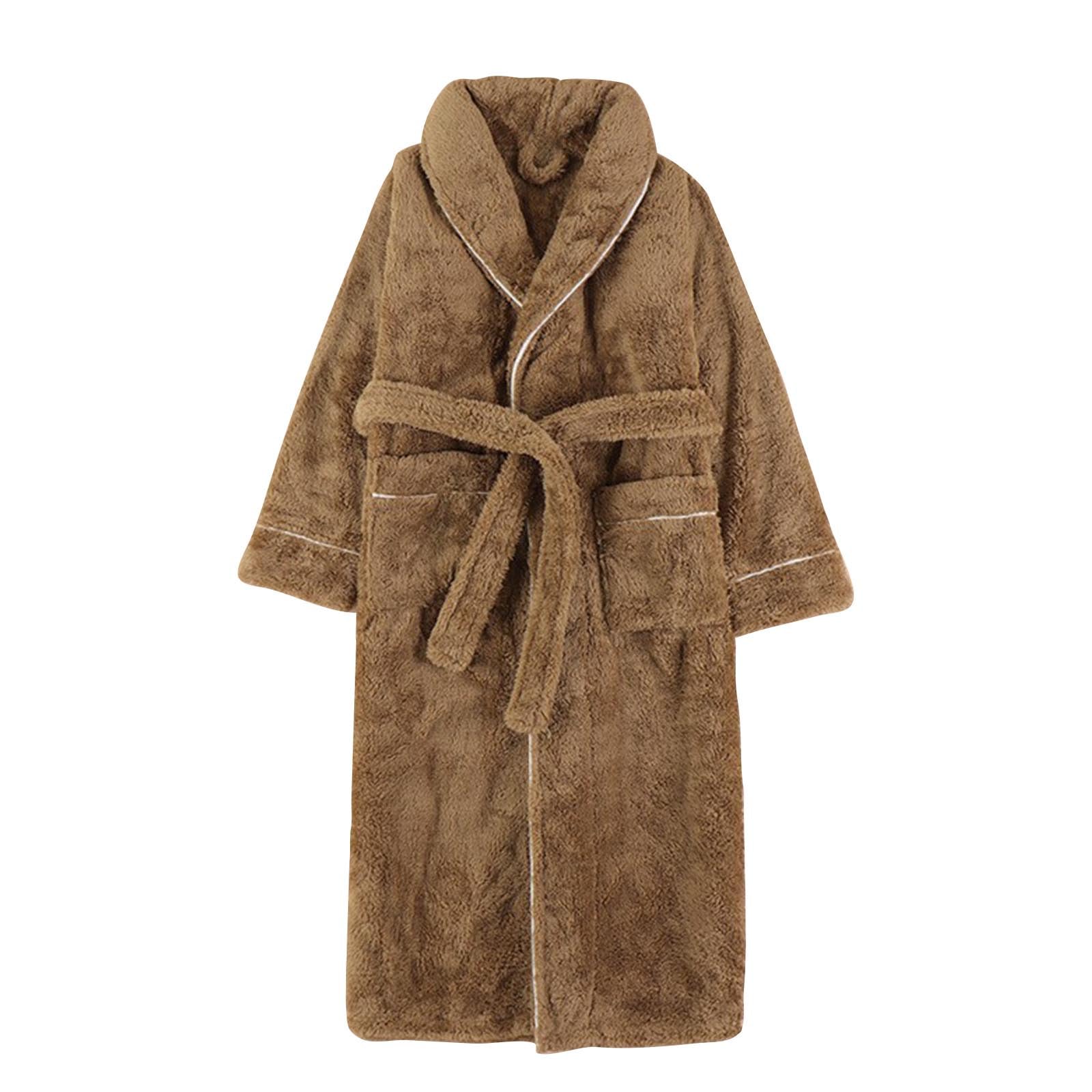 Chnnamzu Bademantel Flauschig für Herren Und Damen - Bademantel Damen Frottee - Bademantel Damen Lang - Bademantel Damen Leicht - Morgenmantel Damen Leicht