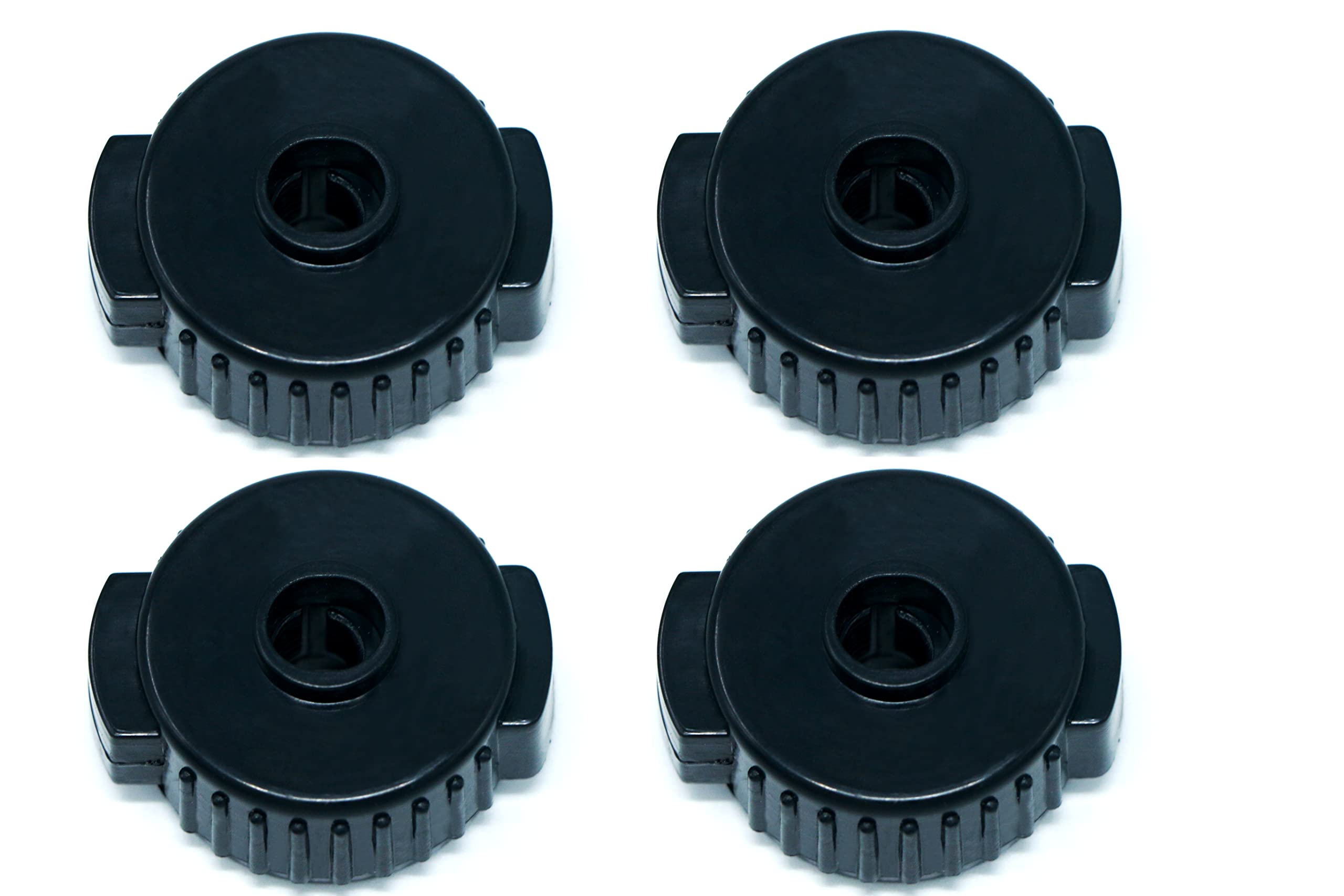 4PCS Plastic Cymbal Nuts,8 mm Cymbal Mate quick release cymbal topper for Percussion Replacement Parts Accessories (Black)