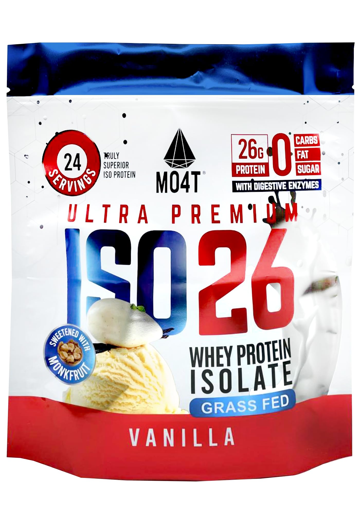 Amazon.com: MOMOF4TRANSFORM ISO26 Grass Fed Whey Protein Isolate