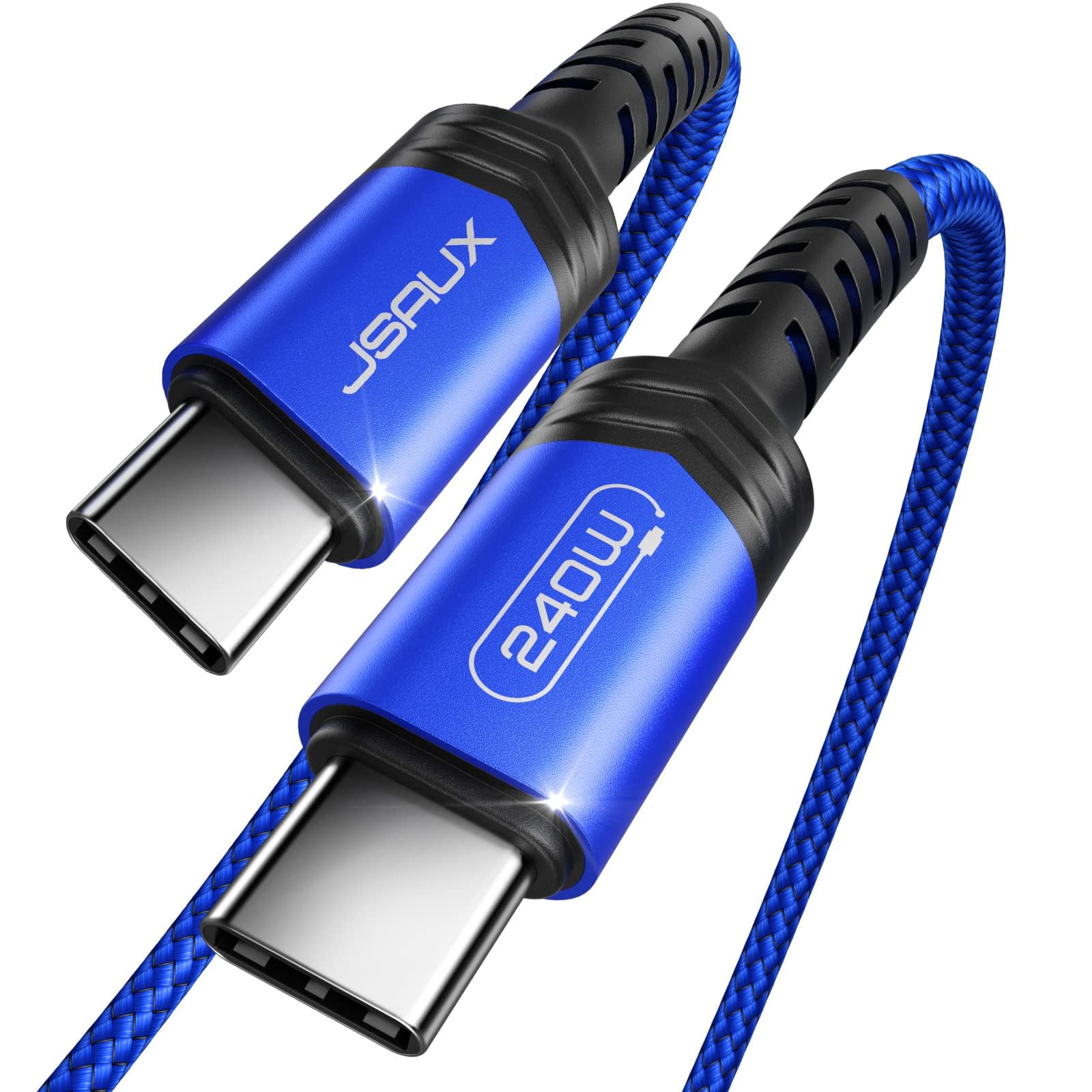 See full amazon price history chart for JSAUX® 240W Type C to Type C Cable Fast Charging, 10FT USB C to USB C Cable, 480Mbps Braided Data Cable C Type for iPhone 16/16 Plus/16 Pro/16 Pro Max/15, Galaxy S24/S23, MacBook, iPad, Pixel-Grey JSAUX® 240W Type C to Type C Cable Fast Charging, 10FT USB C to USB C Cable, 480Mbps Braided Data Cable C Type for iPhone 16/16 Plus/16 Pro/16 Pro Max/15, Galaxy S24/S23, MacBook, iPad, Pixel-Grey (B0C7ZPXCQQ) Amazon Price History, Amazon Price Tracker