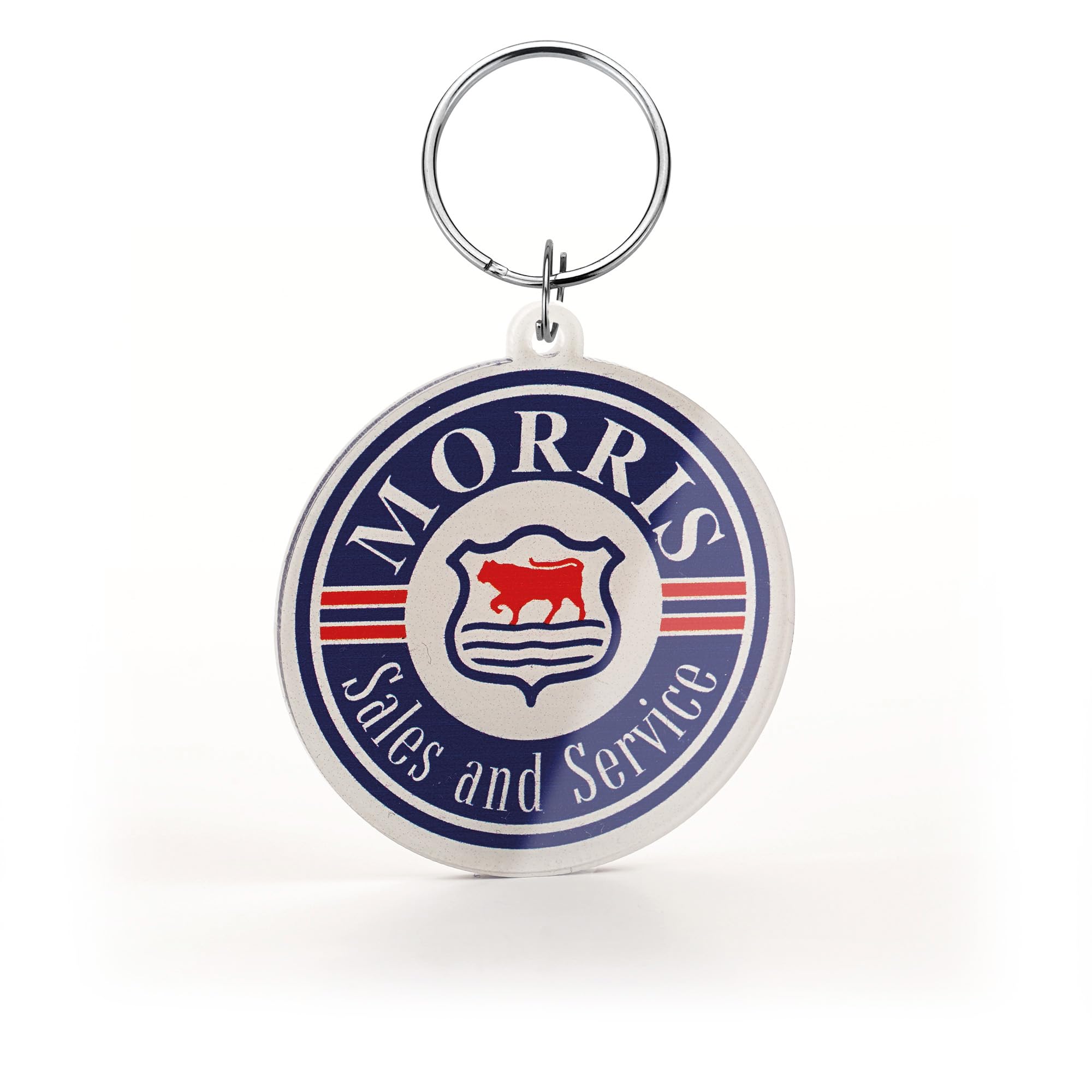 British Motor Heritage Morris Sales & Service Keyring Classic Car Keychain OFFICIAL LICENCED PRODUCT (Plain Packaging)
