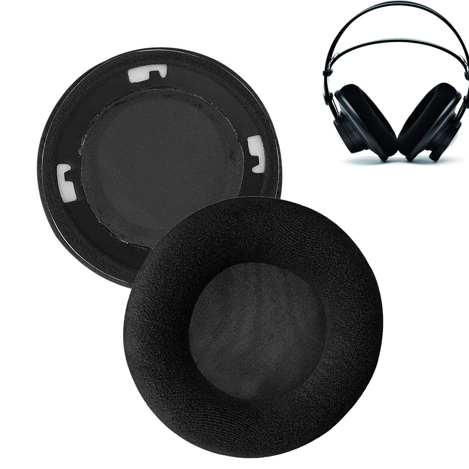 AKG K712PRO + 替えのイヤーパッド AKG K712 PROのイヤーパッドを修理する場合：スーパーストレッチ