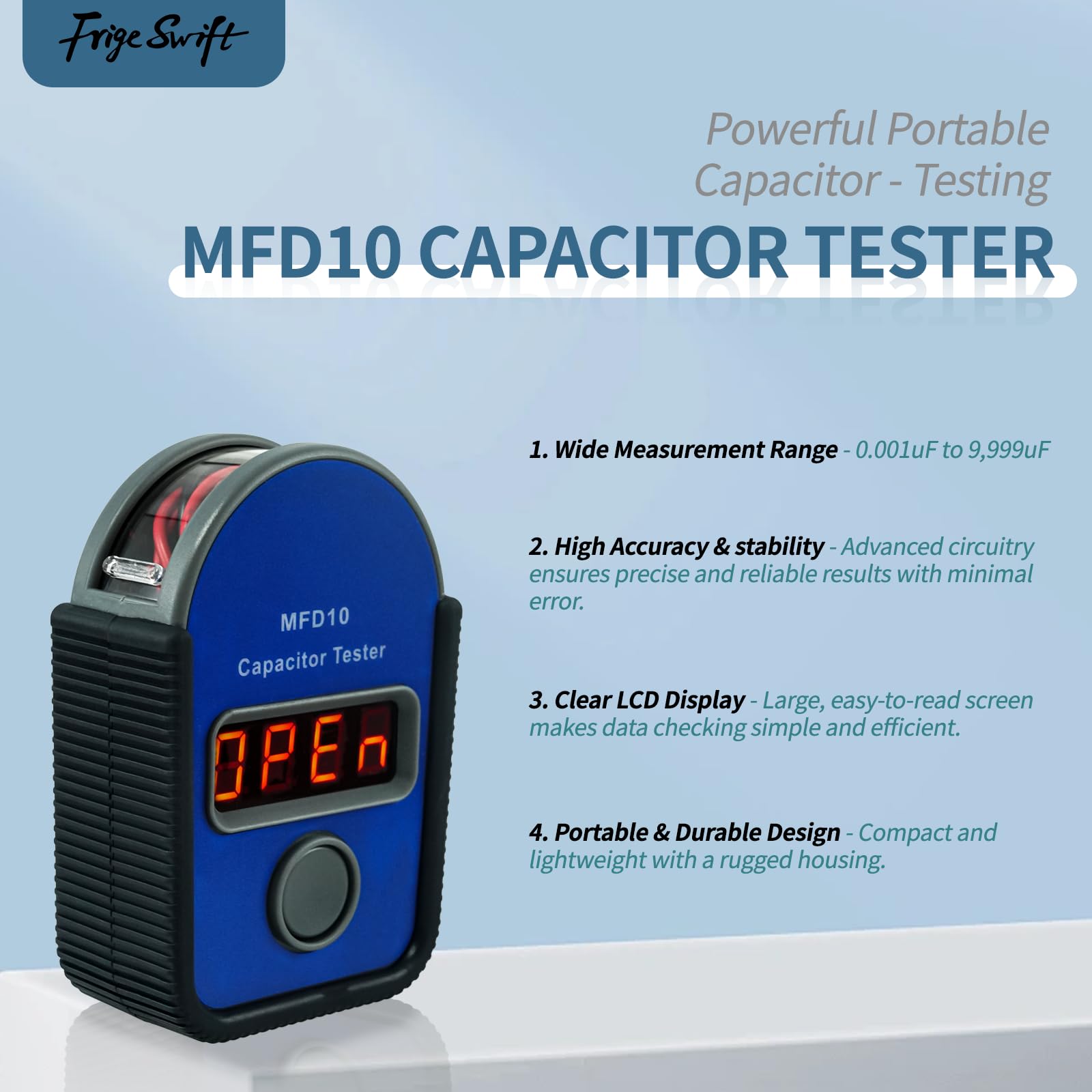 MFD10 Capacitor Tester - Accurate Capacitance Measurement -2