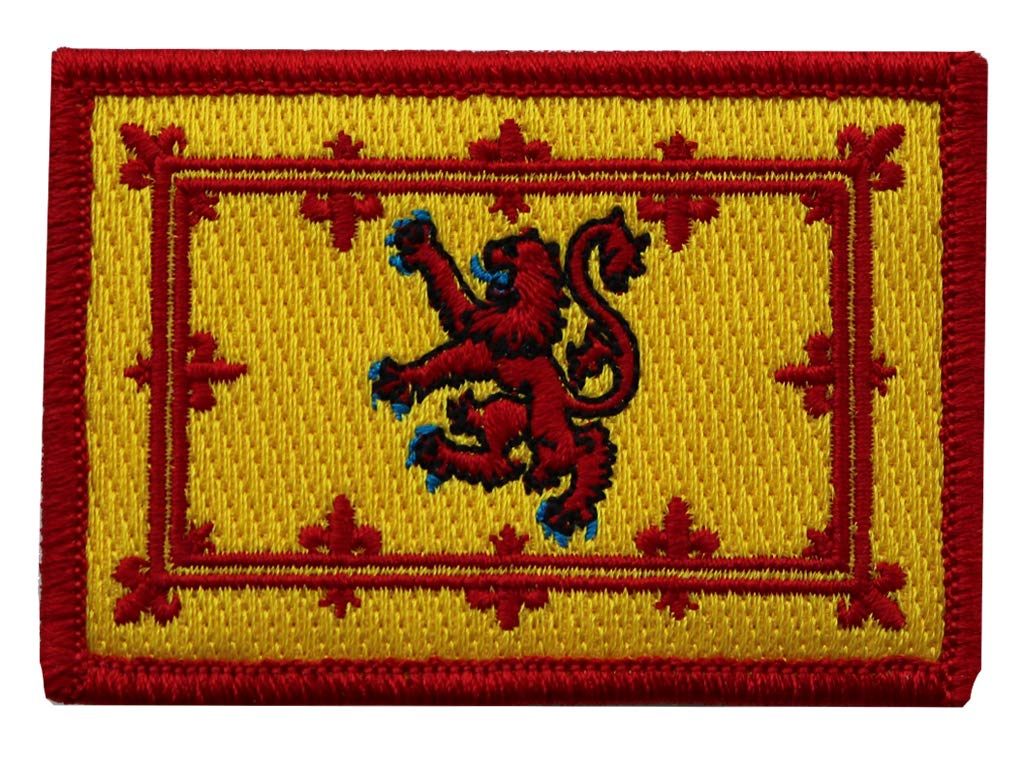 Lion Rampant of Scotland Flag Tactical Morale Patch - 2"x3"