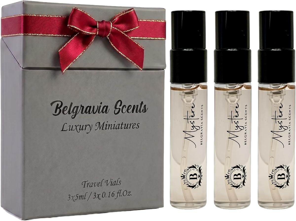 Tester Mystere Eau De Parfum 5ml Refillable Mini Perfume Long Lasting Fragrance For Women Premium Oil-Based Almond Cologne With Tuberose & Jasmine Luxury Luxury Miniatures EDP