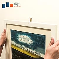 Vista 5 de PHS - Perchas profesionales de yeso para pared, paquete de 25 unidades, ganchos resistentes para paneles de yeso, accesorios para colgar marcos