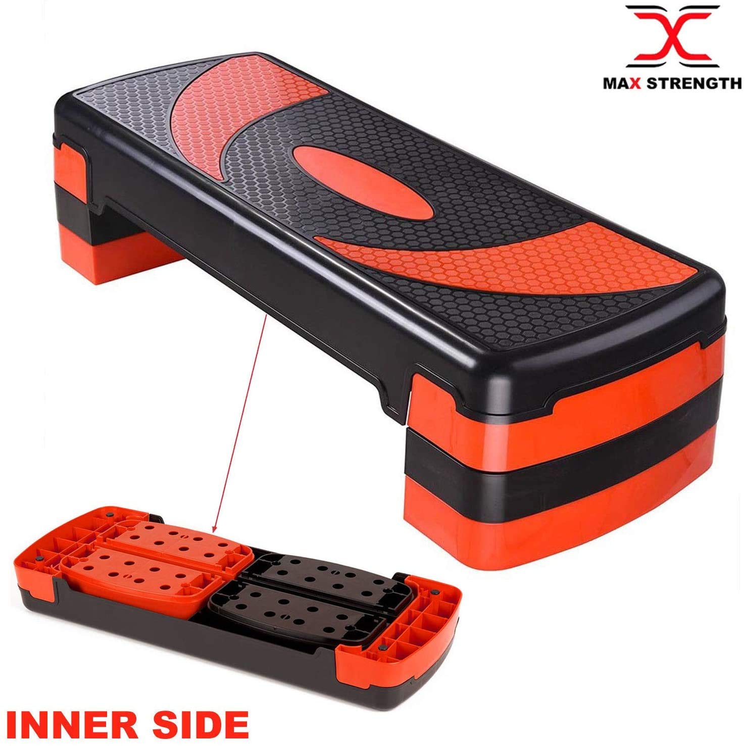 Stepper Aerobico Regolabile 5 Altezze - 10-30 Cm, Antiscivolo, Portatile, Per Casa E Palestra - Foto 4