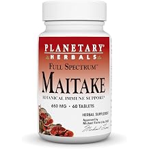 Planetary Herbals Full Spectrum Maitake, Botanical Immune Support*, 650 mg - 60 Tablets