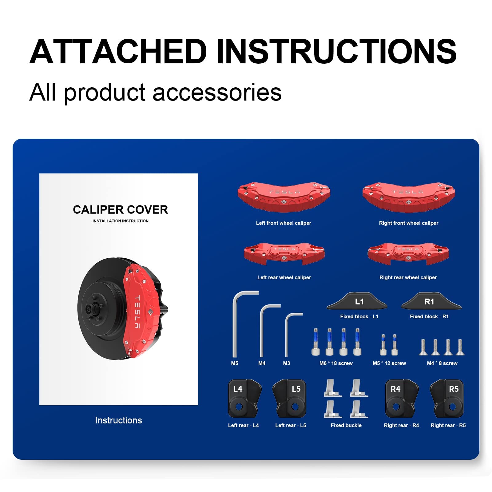HEYCE Cubierta de Pinza de Rotura Apta para Tesla Modelo Y 2019 2020 2021 2022 tamaño de Rueda 19 Pulgadas 20 Pulgadas Protector de Pinza roja Accesorios de Modelo mejorados,19 Inch