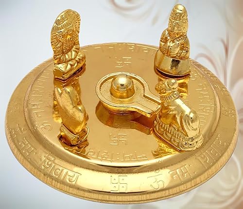 Miniatura 3 de Estatua de latón Shiv Parivar con Shivling Shri Kartik Shri Ganesh MATA Parvati y Shri Nandi