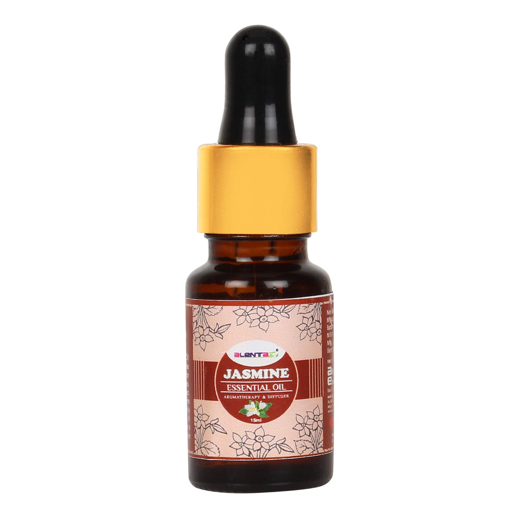 ALENTAZ Jasmine Essential Oil Healthy Body Face Fairness Skin Glow Oil with Youthful Bliss and Warmth (15ml)