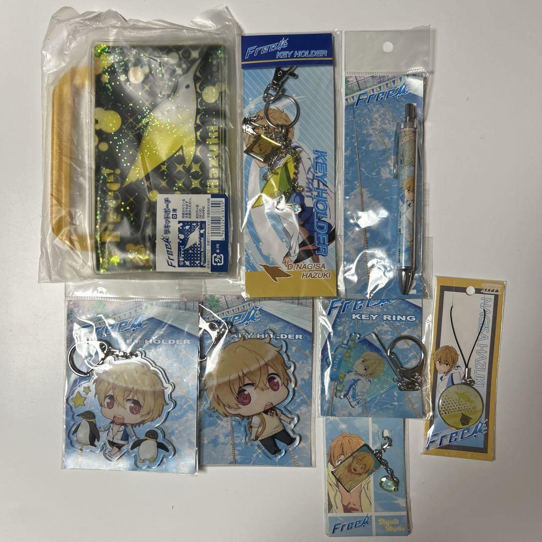 Free! 葉月渚　グッズセット クリアうちわ／葉月 渚(Free! 10th Anniversary ‐Memories of