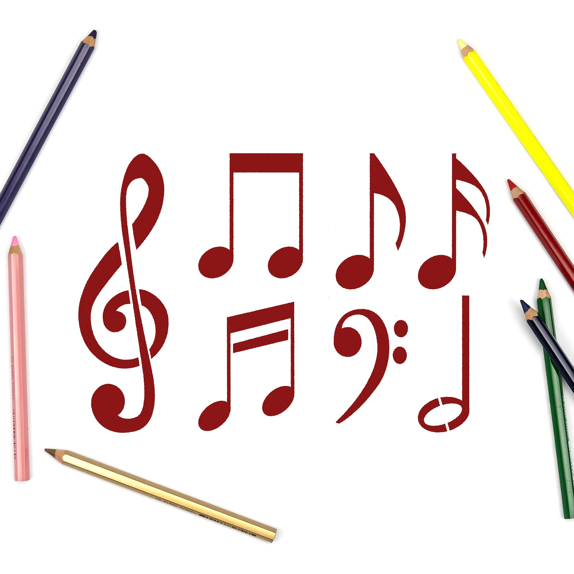 amazon-com-music-notes-stencil-large-treble-clef-stencil-for-music-notes for Free Printable Music Note Stencils Amazon.com: Music Notes Stencil - Large Treble Clef Stencil for Music Notes for Free Printable Music Note Stencils