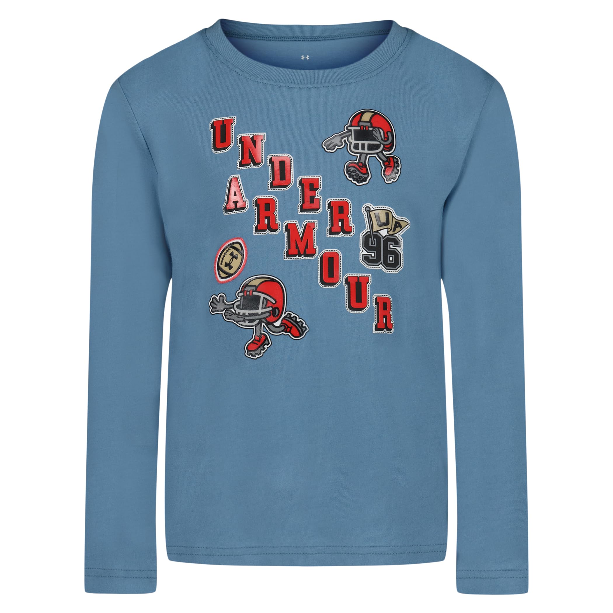 Under Armour Boys' Long Sleeve Logo Graphic T-Shirt, Lightweight &amp; Breathable, Relaxed Fit
