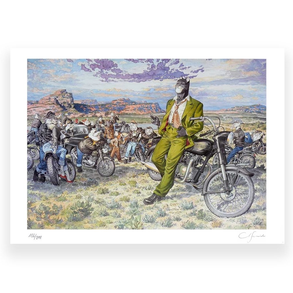 Cartel de Blacksad Juanjo Guarnido firmado: el regalo de coleccionismo de cómics definitivo