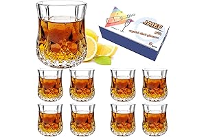 1.7 OZ Crystal Shot Glasses Set- Tequila Glasses- Cordial Glasses