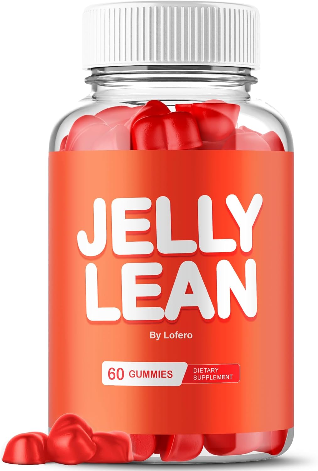 Jelly Lean Gummies, JellyLean Gummys Loss Support Formula, Premium All-Natural Ingredients with Advanced Maximum Strength for Overall Health & Wellness Supplement Vitamins Gummy s Gomitas (60 gummies)
