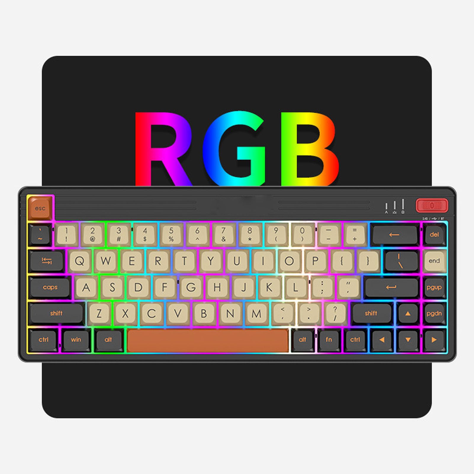Ejoyous Tastiera Meccanica, 3 Modalità Hot Swappable RGB Gaming