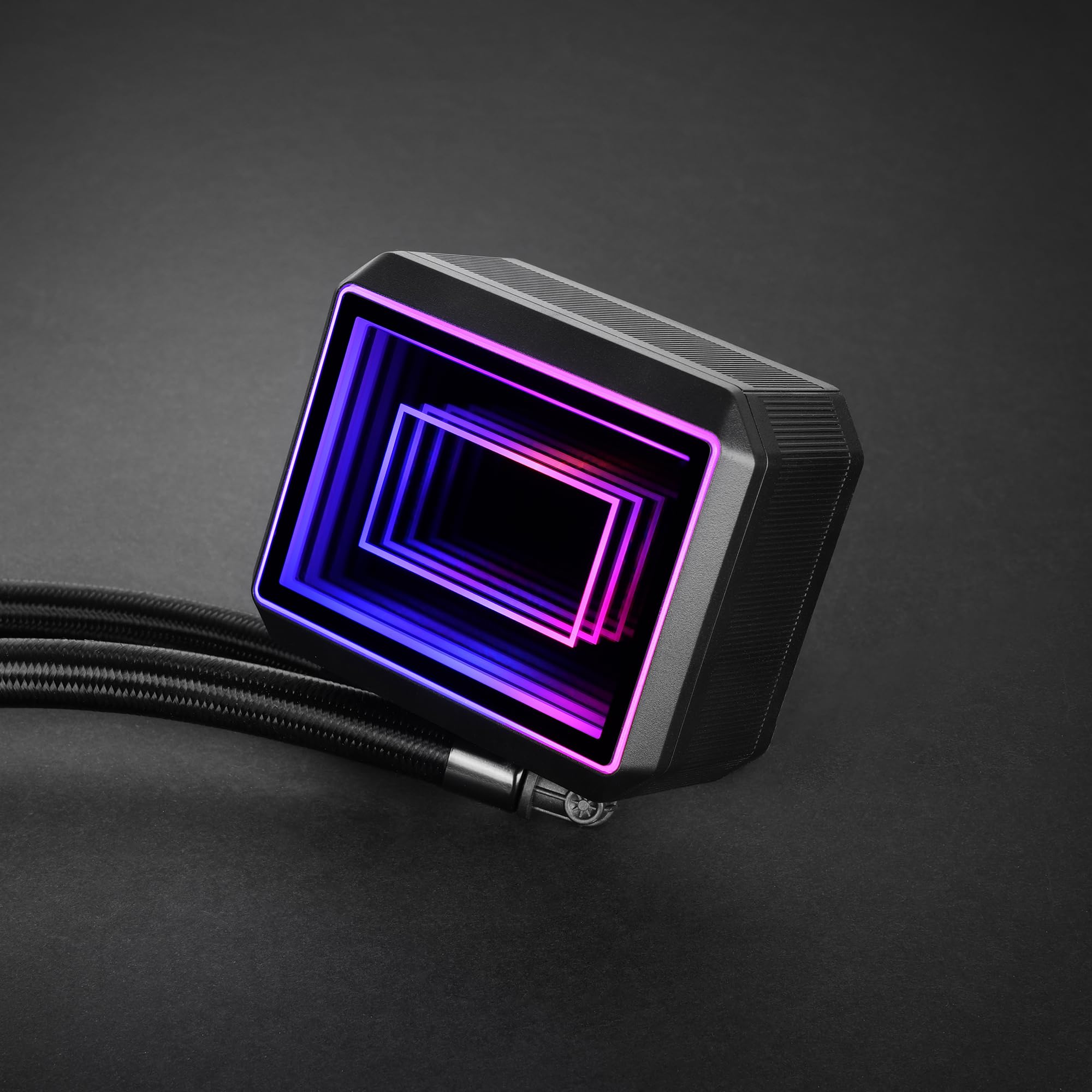 Mars Gaming ML-TWO360, Raffreddamento a Liquido AIO 600W TDP, 3x Ventola ARGB Infinity Mirror 12cm FDB, Nucleo in Rame e Alluminio, Pompa Opti-Chamber 4ª Generazione e Microcanali, Nero