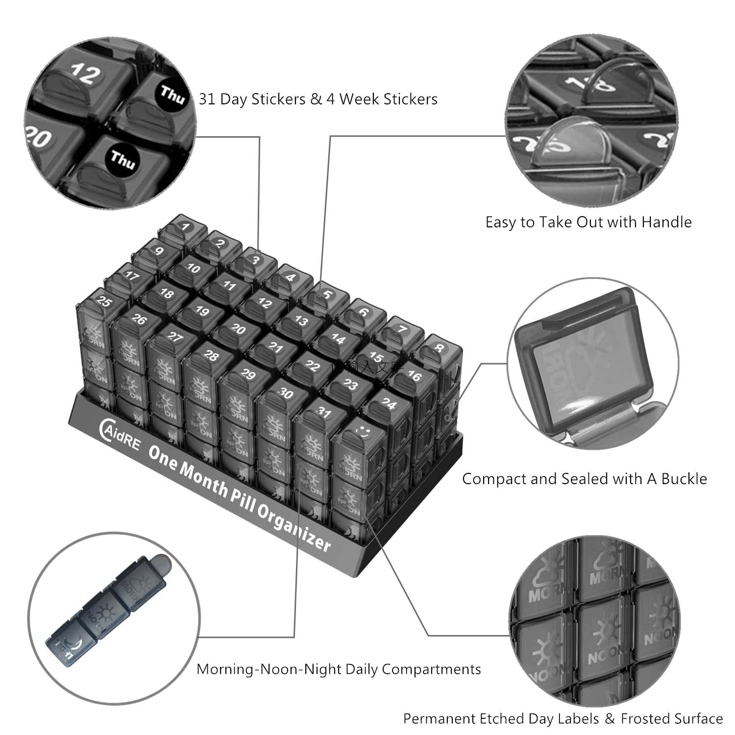 CAidRE Personal Pill Organizer
