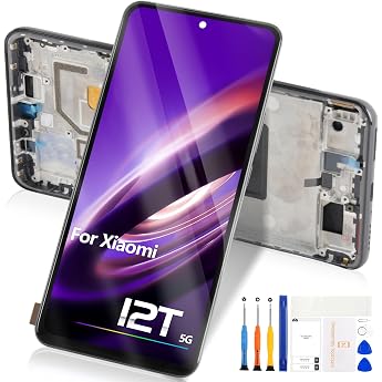 LCD Screen for Xiaomi 12T/12T Pro 5G Display Digitizer with Frame