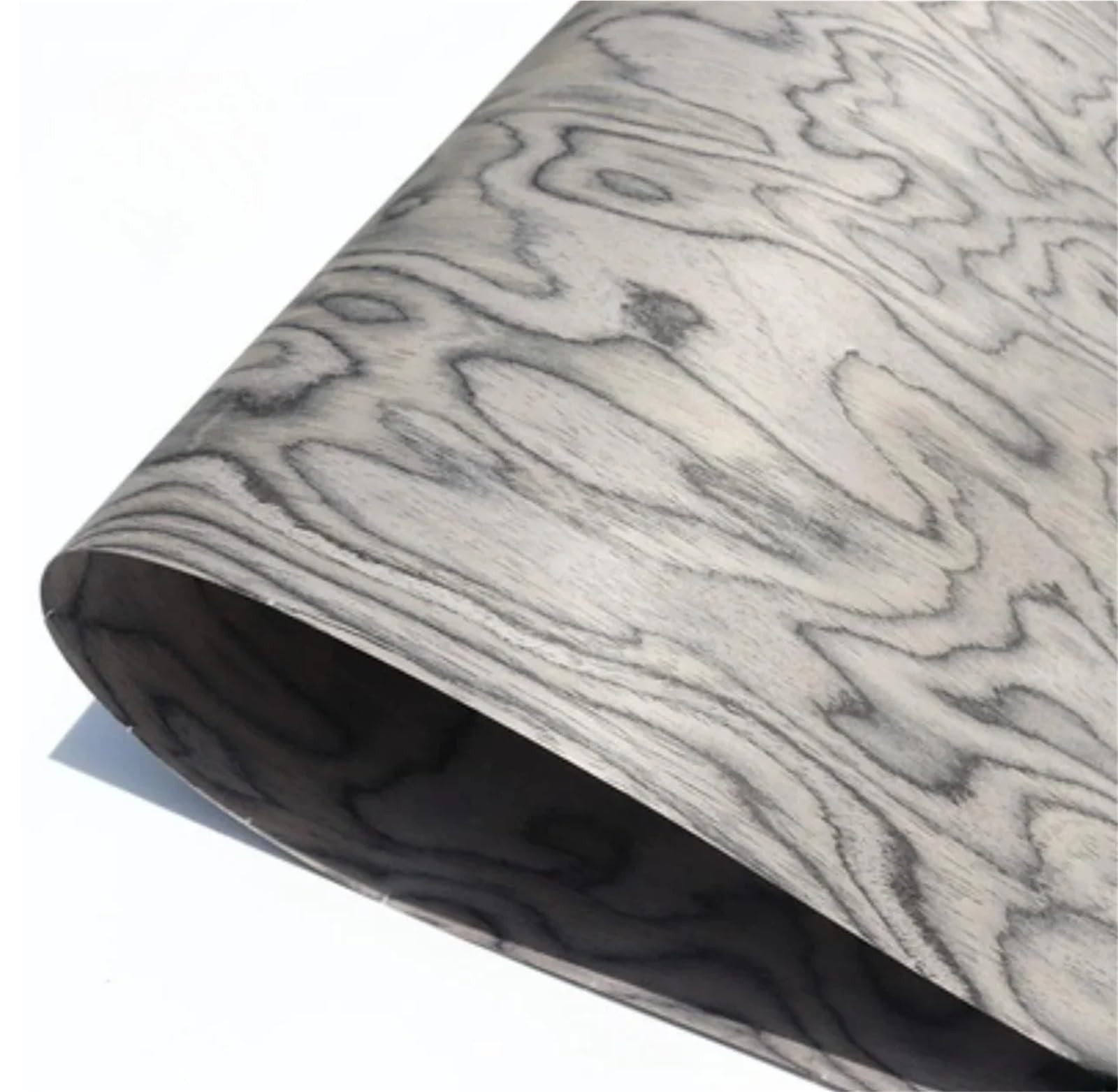 Padgcnor One Color Wood Veneer Edging Tape L:2.5meters Width:580mm T:0.25mm Technology Wood Abstract Pattern Veneer Sheets Furniture Home Guitar Car Decoration