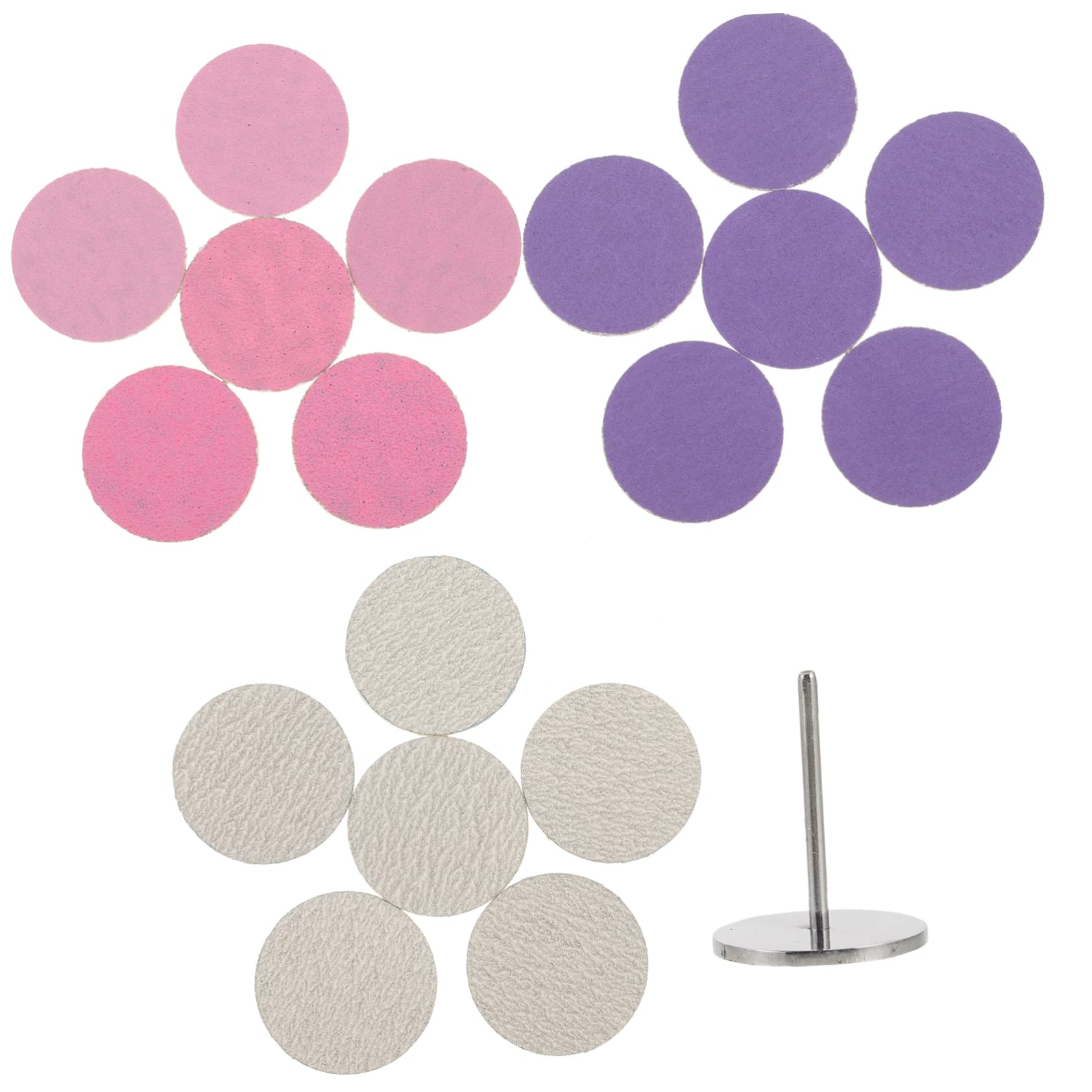FRCOLOR 5 Set Di Abrasivi Per Pedicure Per La Rimozione Dei Piedi Lima Per Unghie Elettrica Abrasivi Strumento Di Levigatura Dei Piedi Cuscinetti Di Ricambio 60 Pezzi*5