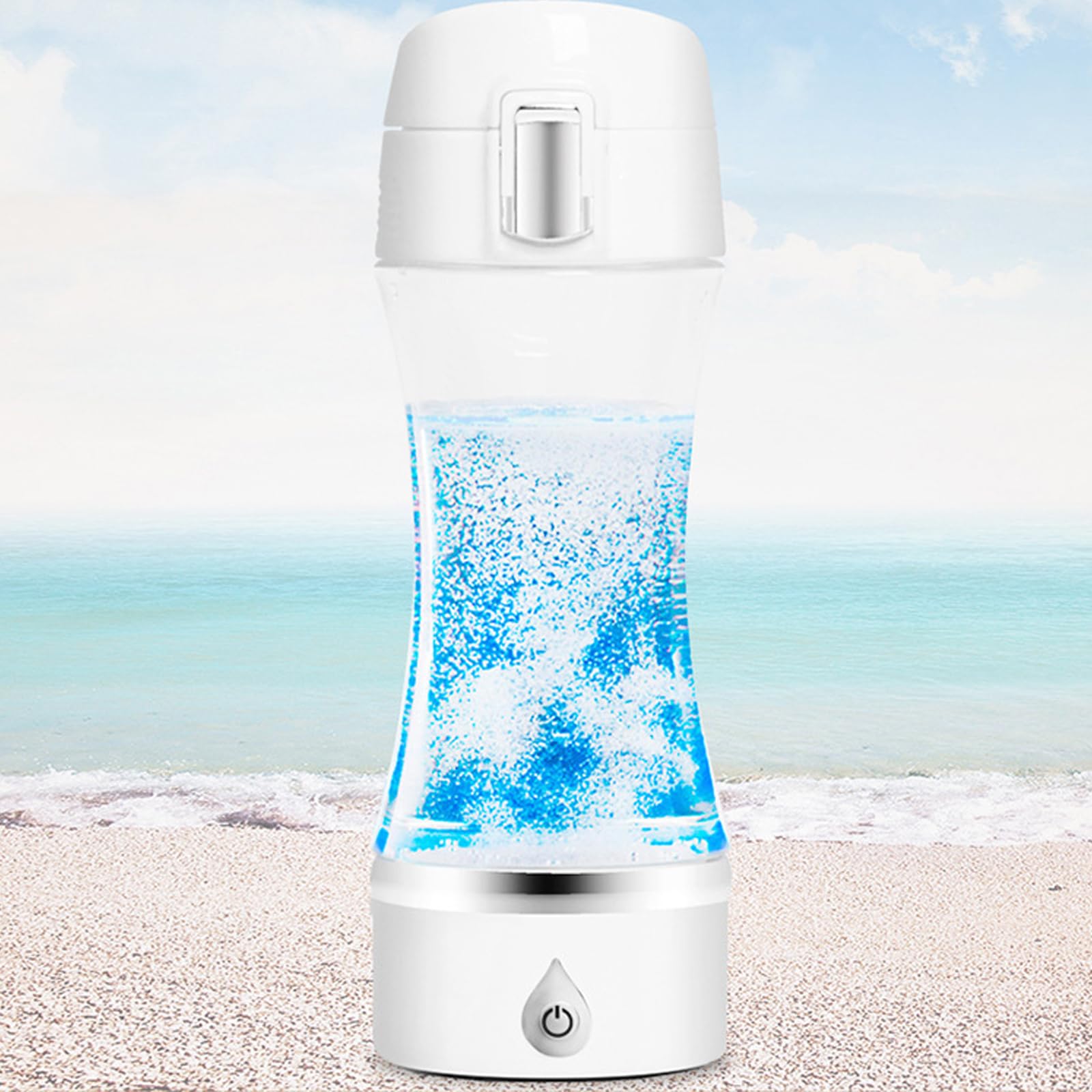 Botella Agua Hidrógenos Portátiles 380 Tecnología Electrólisis Generador Agua para Beber para Viajes Oficina En Casa Electrólisis Rápida
