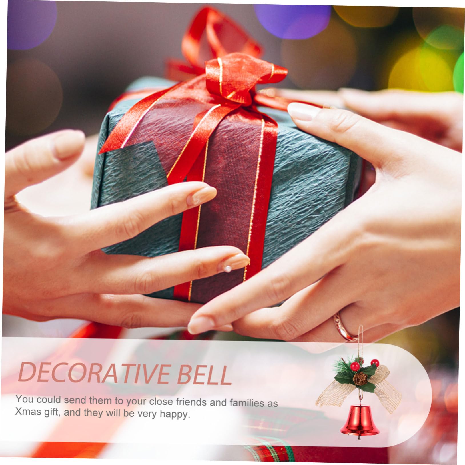 Cabilock 5 Set Decorazioni Di Campane Di Natale Gonfiabili Festoni Ornamenti Per L'Albero Di Natale Ornamenti Di Natale Ornamenti Per L'Albero Di Natale Decorazioni Di 2 pezzi * 5
