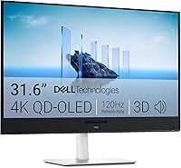 Monitor Dell 32" Plus 4K UHD (3840 x 2160) – 120Hz – QD-OLED 0,03ms com Áudio Espacial 3D e AMD FreeSync Premium Pro – S3225QC