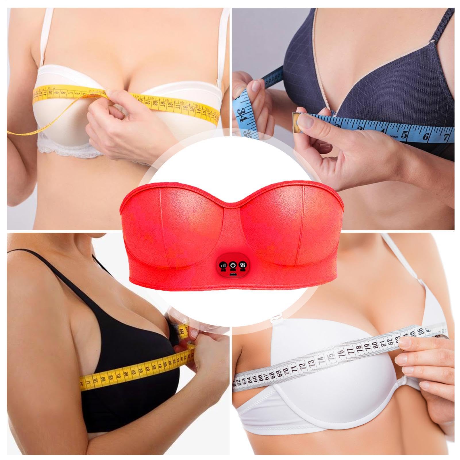 Appareil de beauté du sein – Appareil de beauté intelligent pour agrandissement du sein avec masseur thermique | Rehausseur de sein électrique sans fil, soins du corps USB avec 3 réglages de vibration