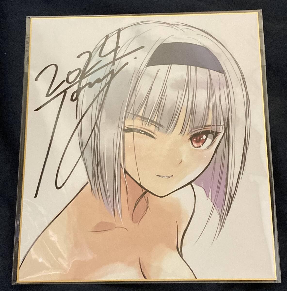 Tony 直筆サイン入り 色紙 T2 ART WORKS Amazon.co.jp: C103 コミケ103 TONY T2 ART WORKS 直筆サイン