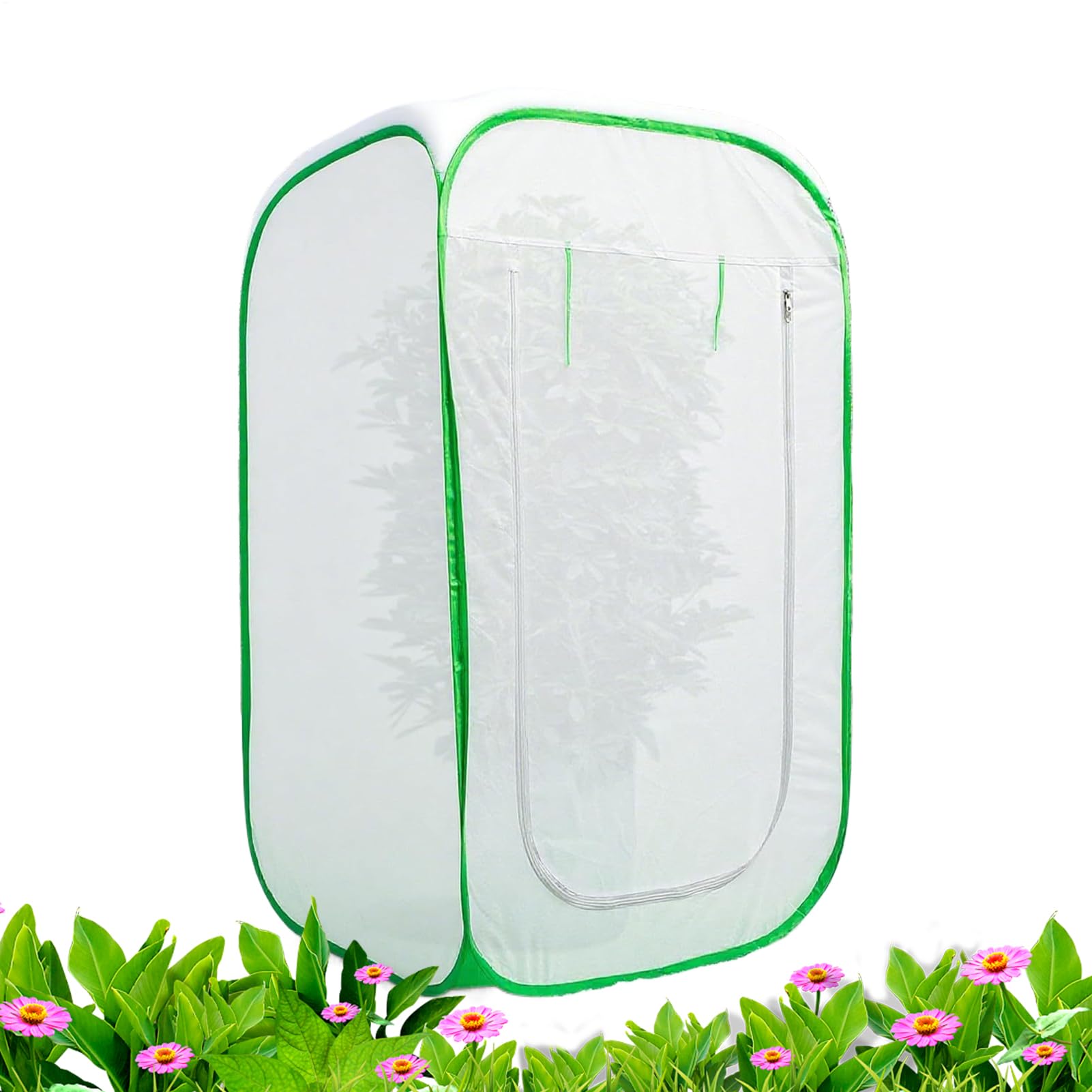 Copripiante Antigelo Tenda con Cerniera Design Pop | Coperture Invernali Pieghevoli Resistenti Alla Neve Per Patio, Serra, Giardinaggio All'Aperto, , Conigli e Scoiattoli