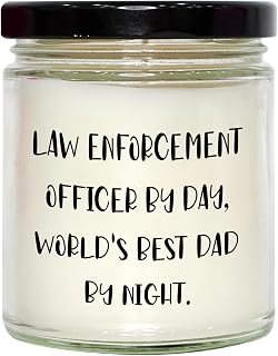Law Enforcement Officer Gifts, Dad Jokes, and Vanilla Soy Candles - A Match Made in Heaven, Gifts from Men to Law Enforcement Officers