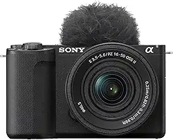 Sony Alpha ZV-E10 II K | Câmera de vídeo com lente intercambiável sem espelho APS-C com kit de zoom de potência de 16-50 mm f/3,5-5,6
