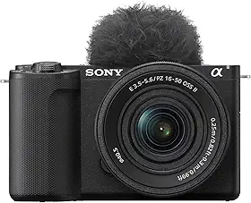 Sony Alpha ZV-E10 II K | Câmera de vídeo com lente intercambiável sem espelho APS-C com kit de zoom de potência de 16-50 mm f/3,5-5,6