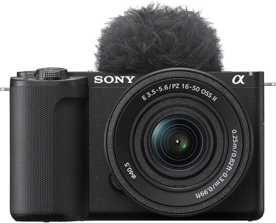 Sony Alpha ZV-E10 II K | Câmera de vídeo com lente intercambiável sem espelho APS-C com kit de zoom de potência de 16-50 mm f/3,5-5,6