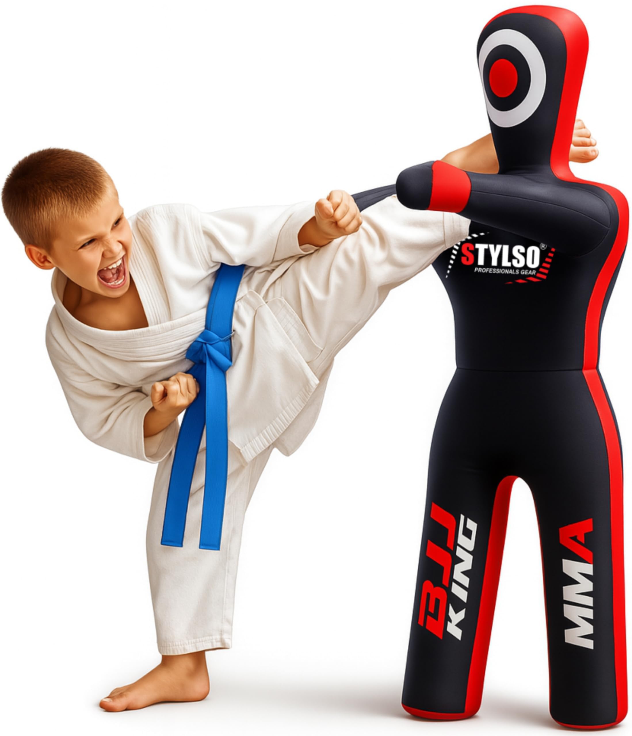 Kids Grappling Dummies BJJ Wrestling Dummy - Brazilian Jiu Jitsu, Mixed Martial Arts, MMA, Boxing, Judo Karate Training - Standing Position
