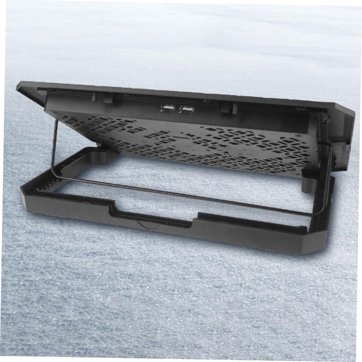 jojofuny Laptop Cooling Pad 15.6-inch with 6 Fans Quiet Air Cooler Adjustable Speed Blue LED for Gaming and Office Use Laptop Stand Fan Holder