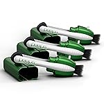 CarbonKlean Peeps Glasses Cleaner - for Eyeglasses, Reading Glasses, and More - Lens Cleaner with Carbon Microfiber Tech - Soft Touch Green - 3 Count