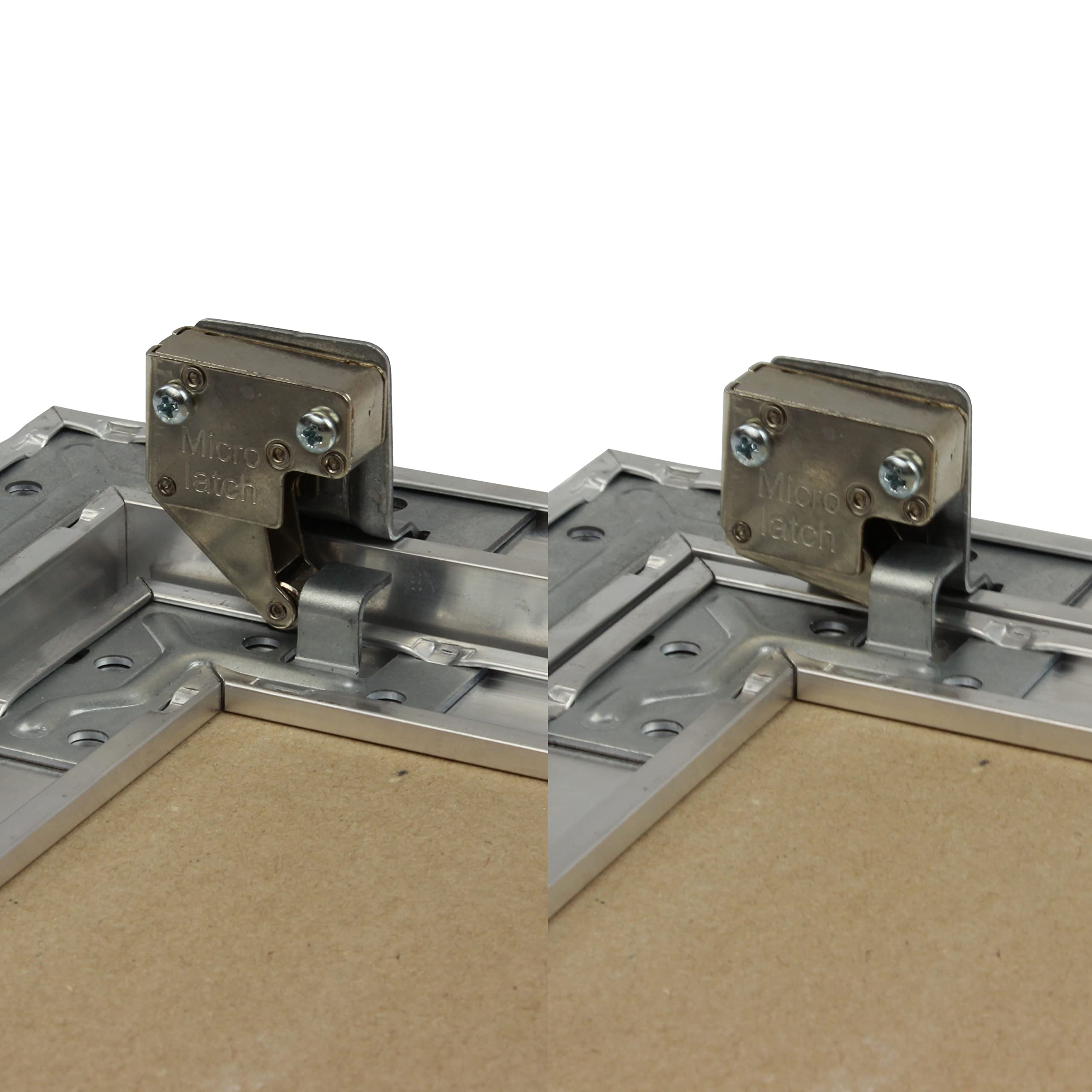 Revisionsklappe 400 x 400 mm Gipskarton Feuchtraum Inspektionsklappe GK-Einlage Aluminium - VONLIS® 40 x 40 cm